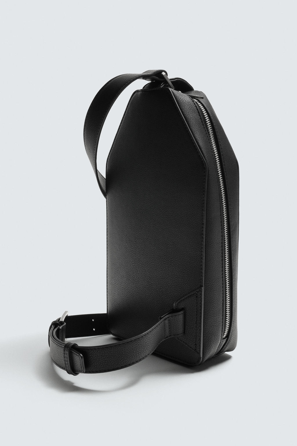 BANDOLERA VERTICAL TEXTURA / Negro - Zara фото 7