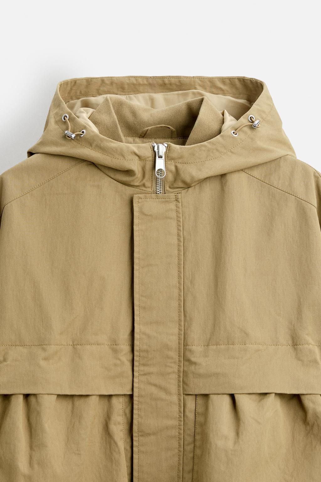 BOXY FIT PARKA WITH POCKETS - Zara фото 9