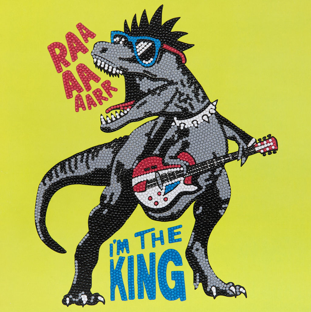 Кристальная (алмазная) мозаика ФРЕЯ ALBP-282 постер Рок-звезда 30 х 30 см