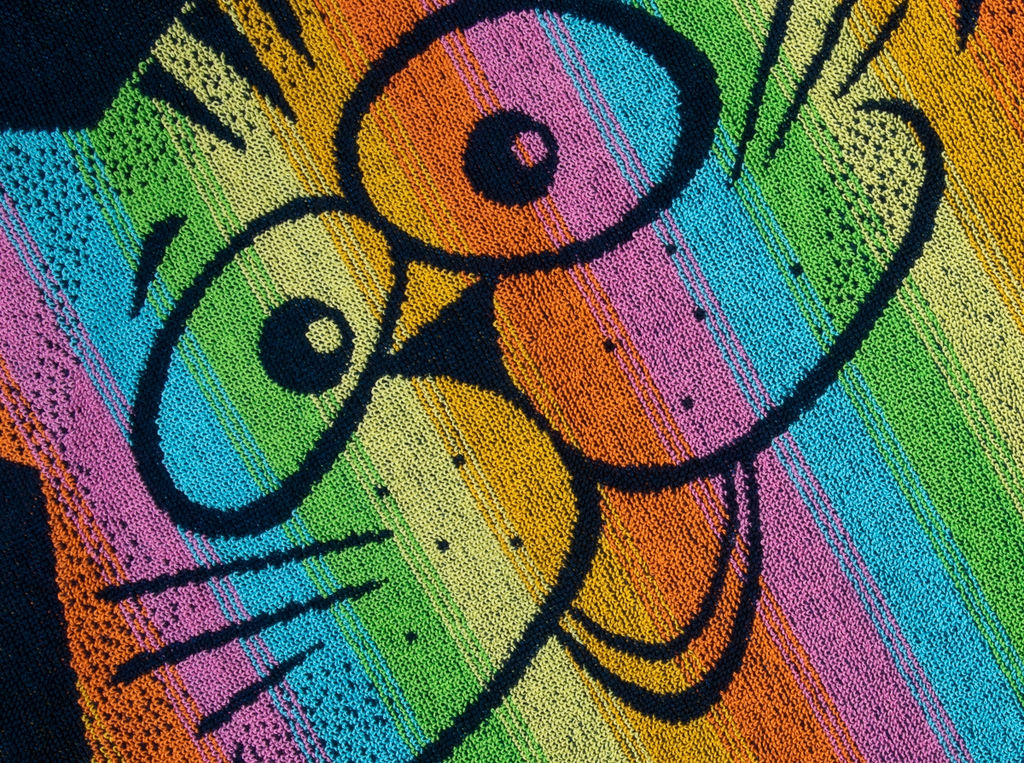 6с102.411ж1 Счастье есть (т.радужка) Полотенце махровое 67х150см