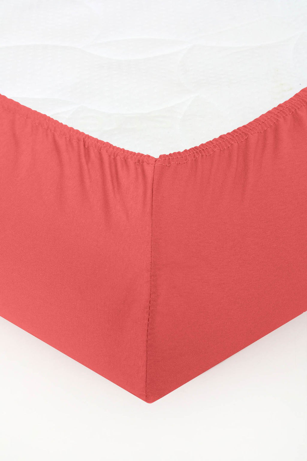 Простыня трикотажная на резинке - Коралл 160х200х20