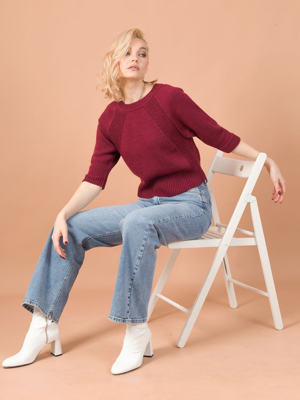 Джемпер вязаный - Stilla фото 8