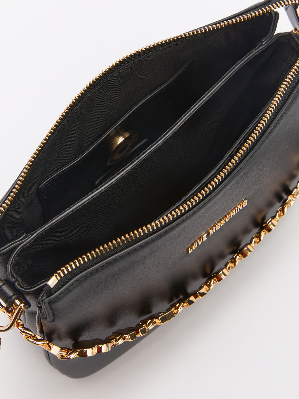 Женская сумка с ручками LOVE MOSCHINO DANGLING Артикул 4377146, черный  фото 5