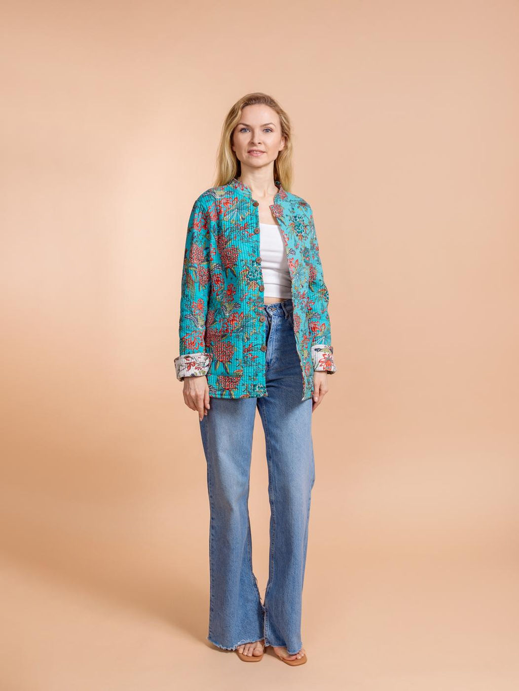 Жакет двухсторонний стеганый № 900-18 (Лето-2025) - Ганг фото 4