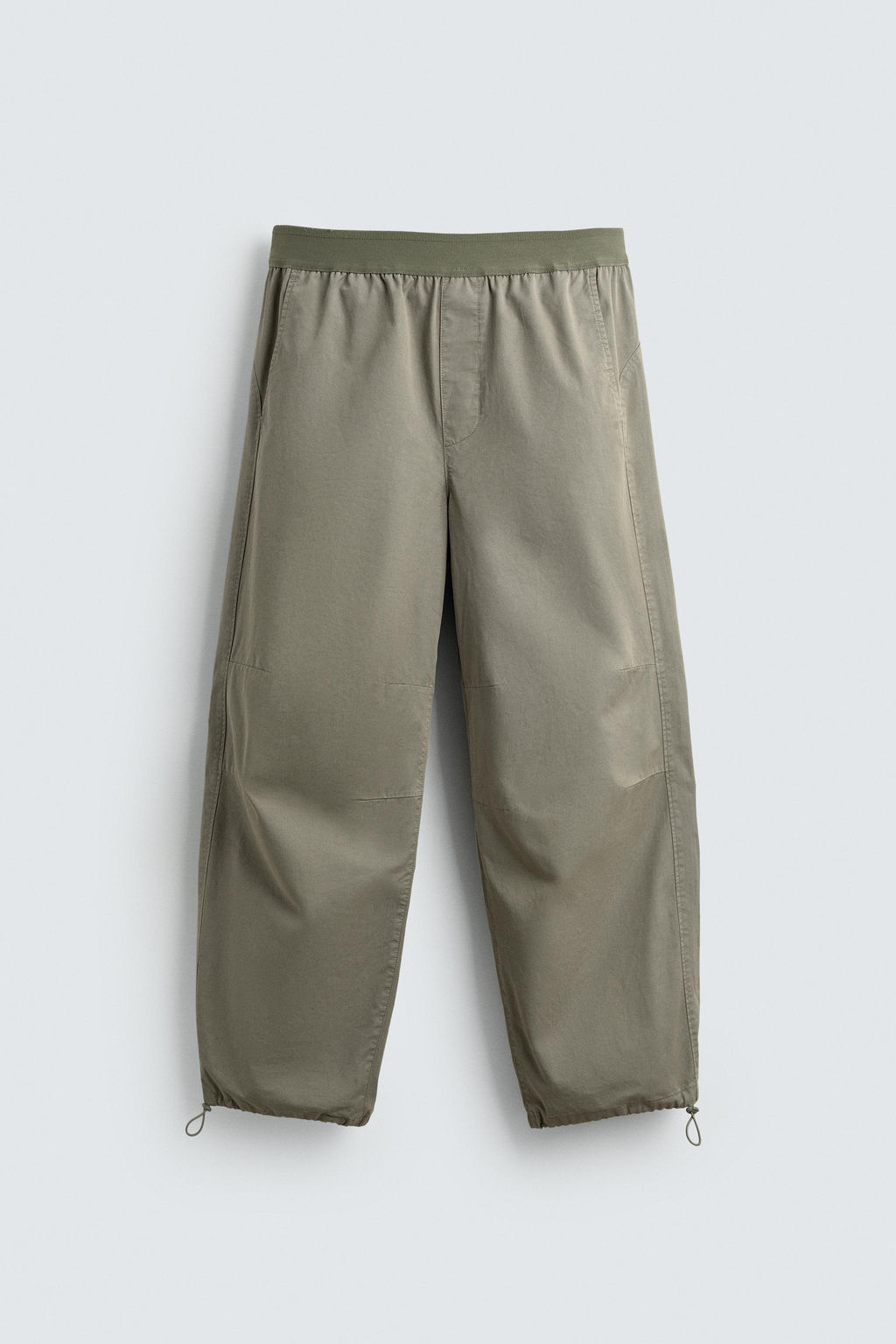 PANTAL?N PARACHUTE RELAXED FIT / Khaki claro - Zara фото 7