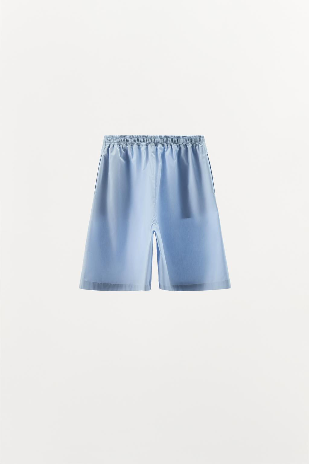 COTTON PYJAMA BERMUDA SHORTS - Zara фото 6