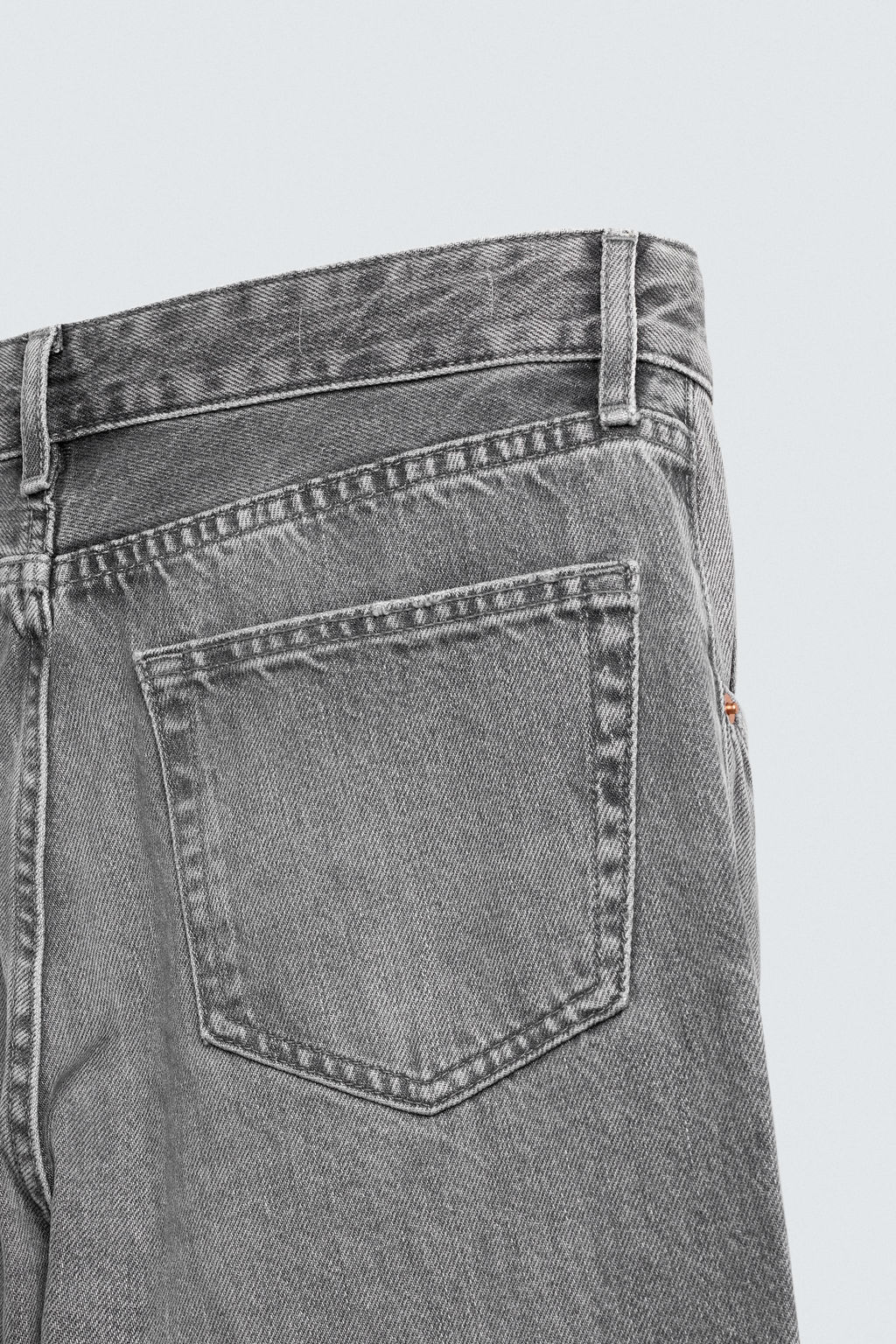 JEANS FLARE FIT ROTOS / Gris - Zara фото 10