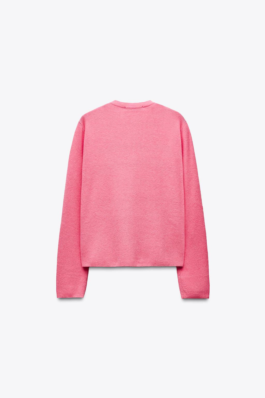 PLAIN KNIT CARDIGAN - Zara фото 3