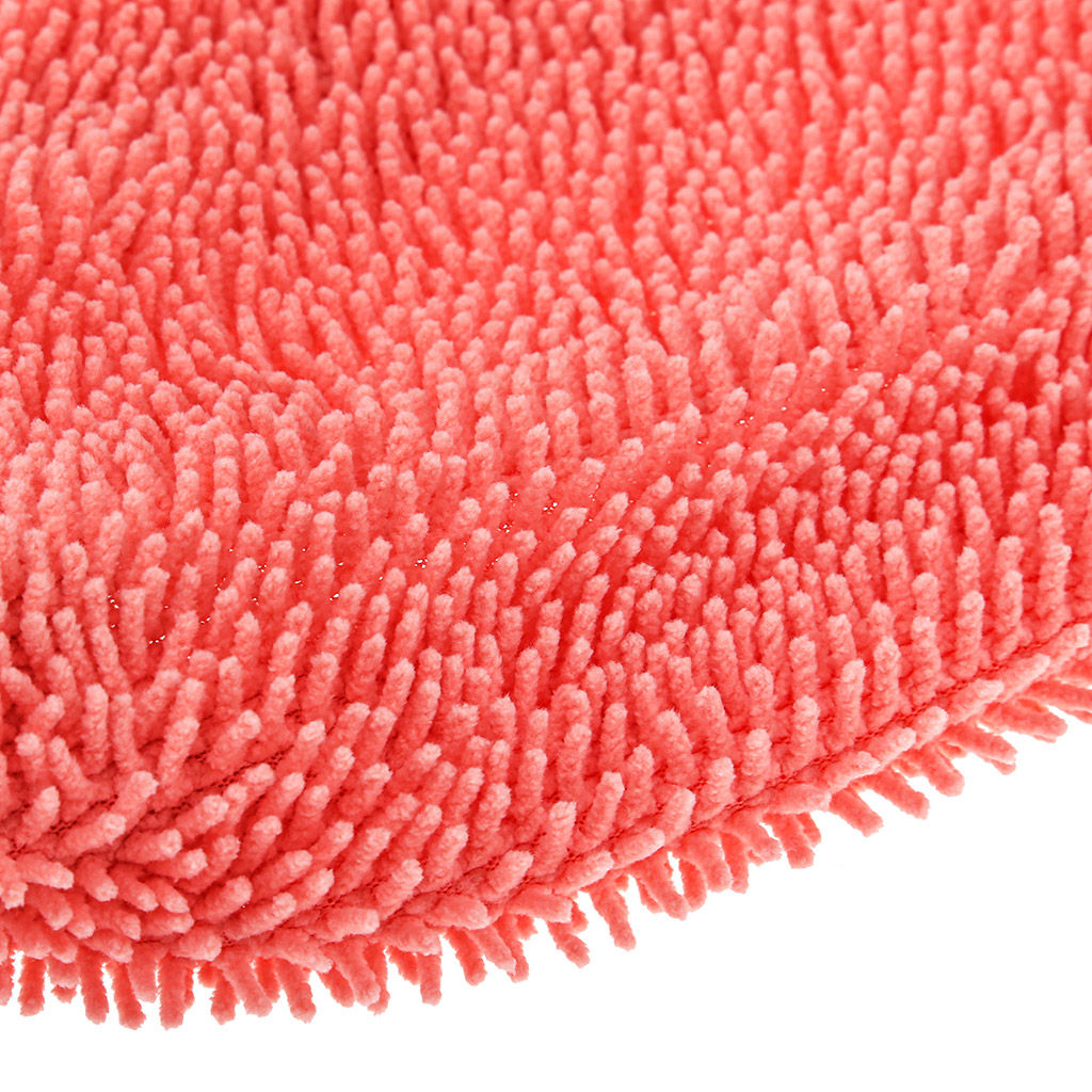 Насадка на швабру Служанка микрофибра 30х14см, на резинке (на швабру с длинным ворсом/швабру паркетную), коралловый, упаковка: на картоне, Домашняя мода (Россия) фото 4