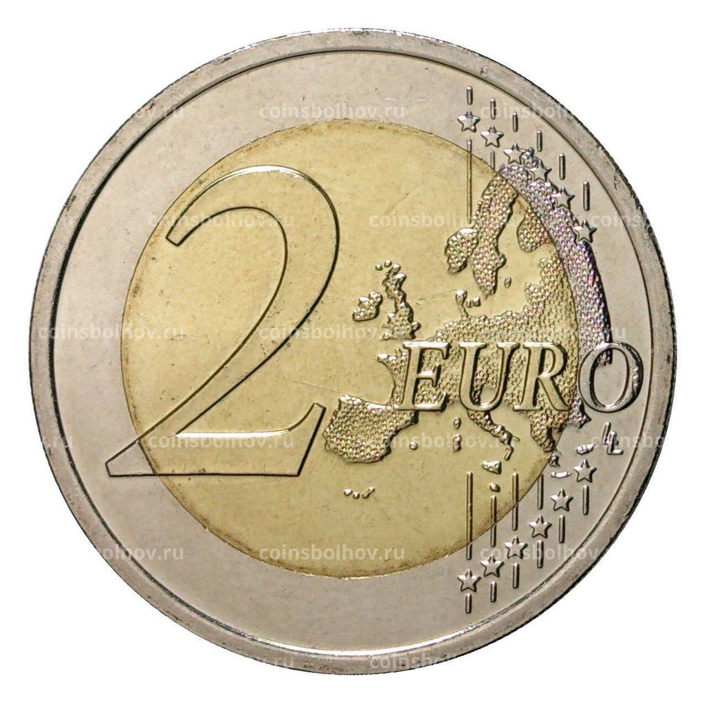 Монета 2 евро 2014 года 10 лет членства Словакии в ЕС