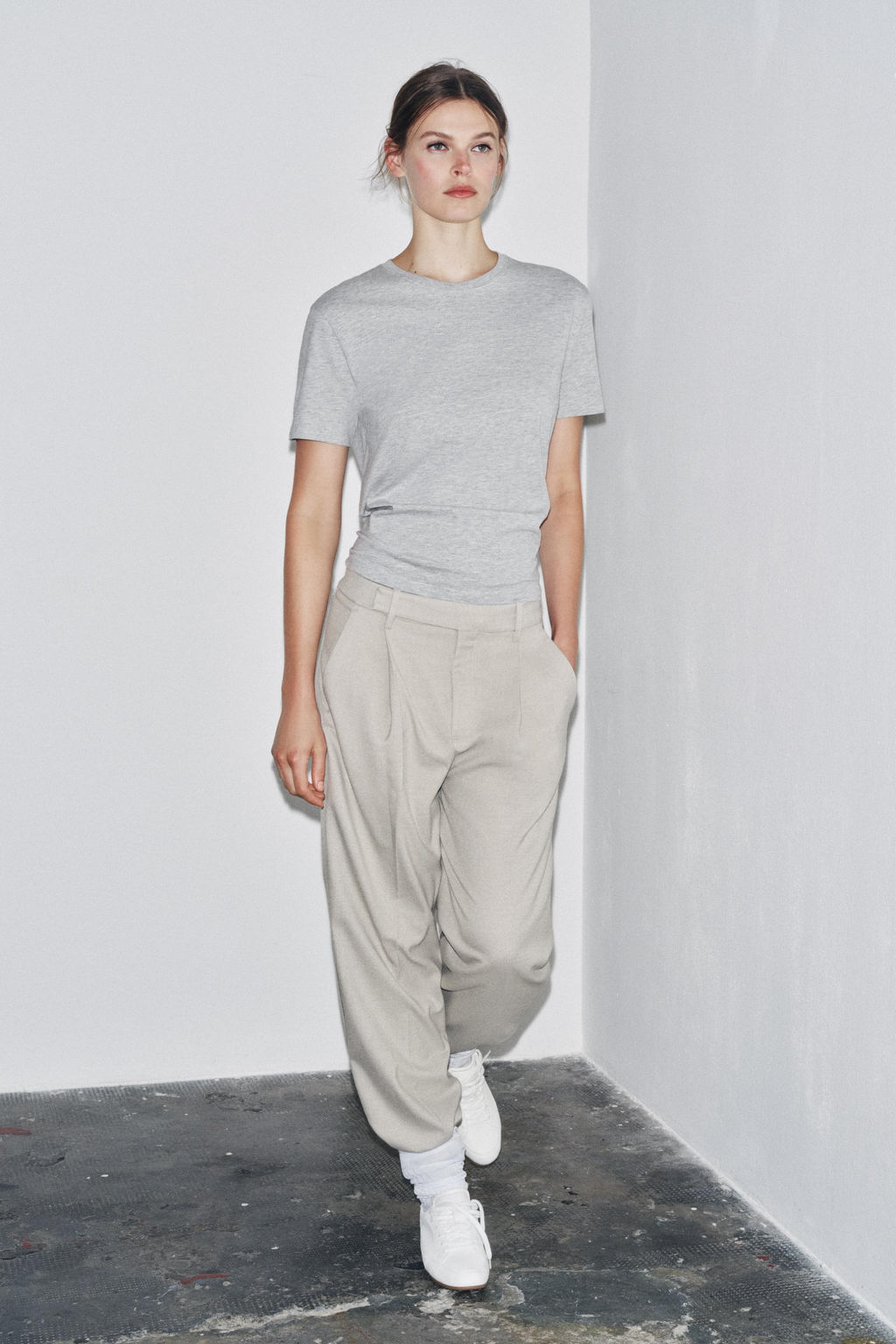 BASIC COTTON T-SHIRT - Zara фото 9