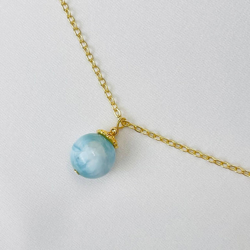 Кулон на цепочке из Ларимара 42 см +