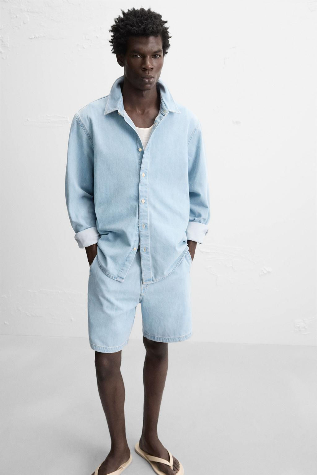 DENIM SHORTS - Zara фото 5