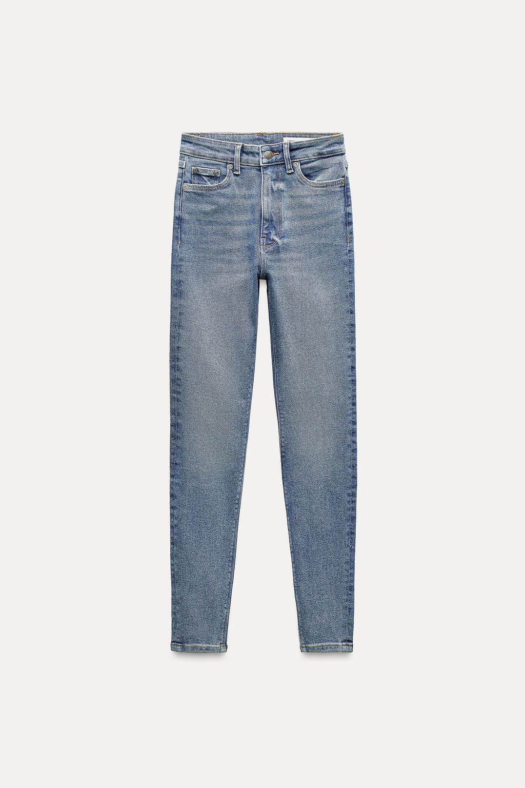 ZW COLLECTION SKINNY HIGH-WAIST JEANS - Zara фото 28