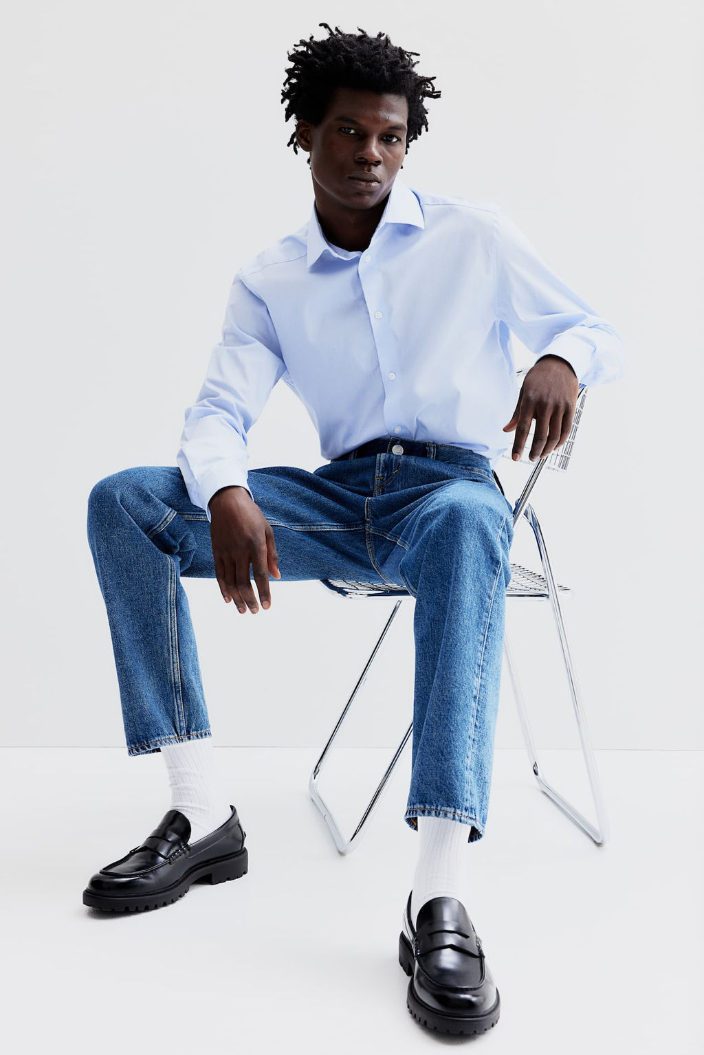 Camisa Slim Fit - H&m фото 4