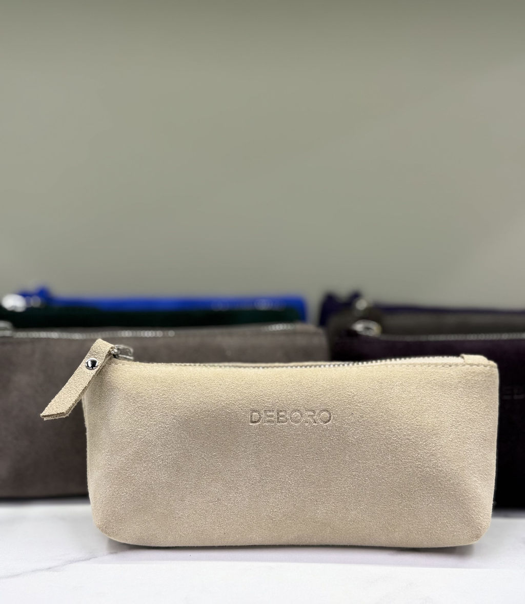 Замшевая косметичка 17-96 в ассортименте