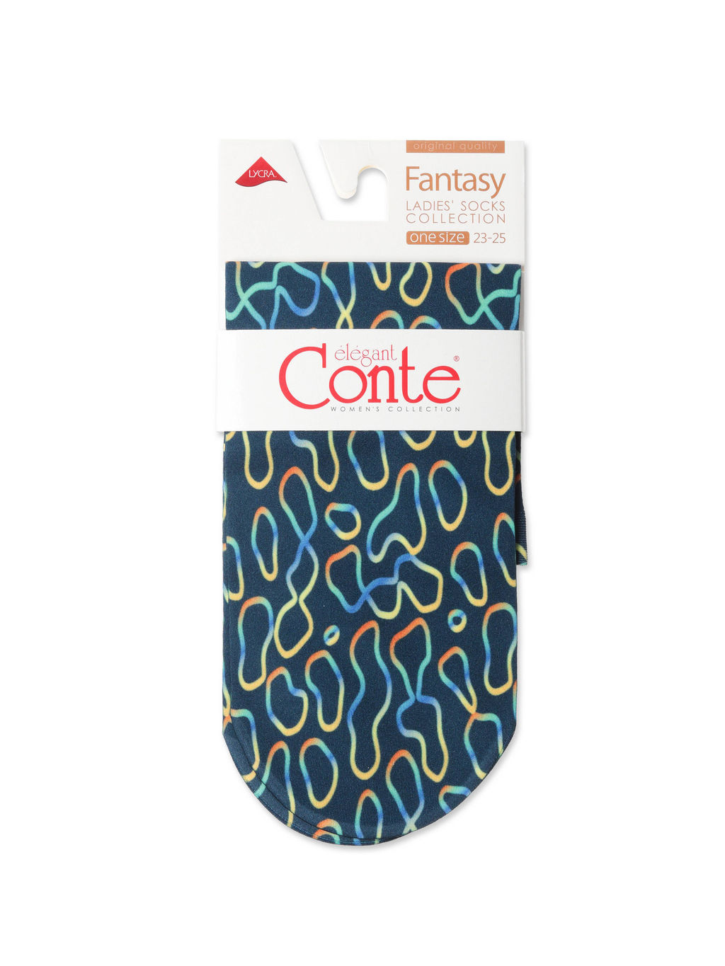 Цена за 2 пары. Носки Классические CONTE Носки с принтом FANTASY 70 mix - Conte elegant фото 57
