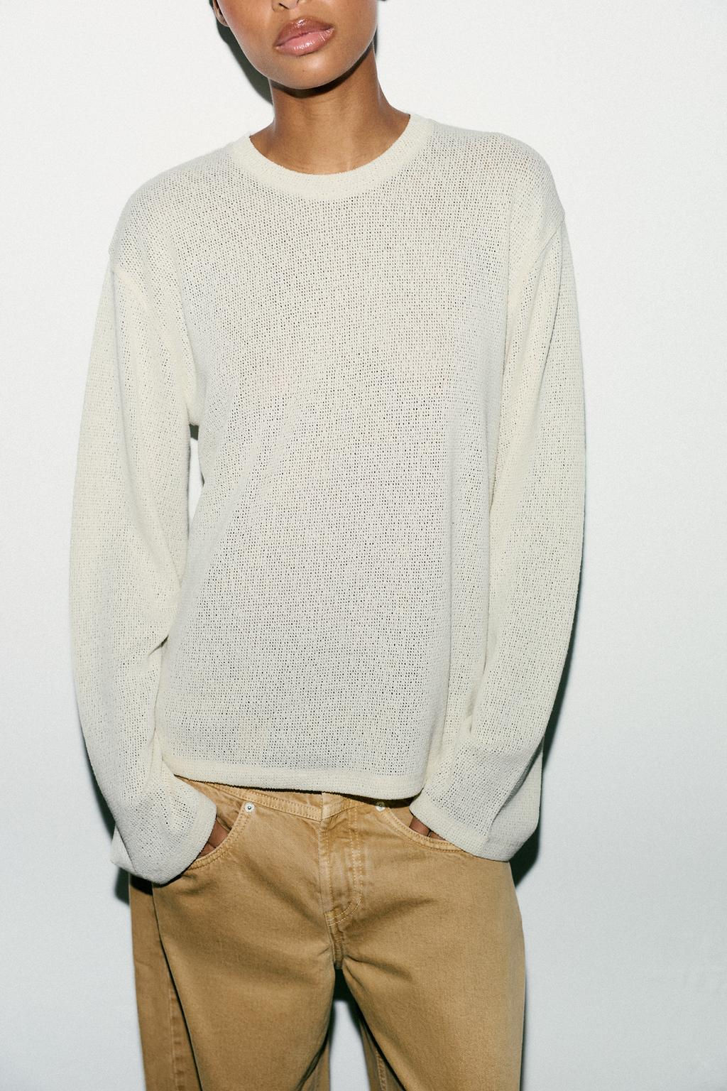 CUT-OUT KNIT TOP - Zara фото 11