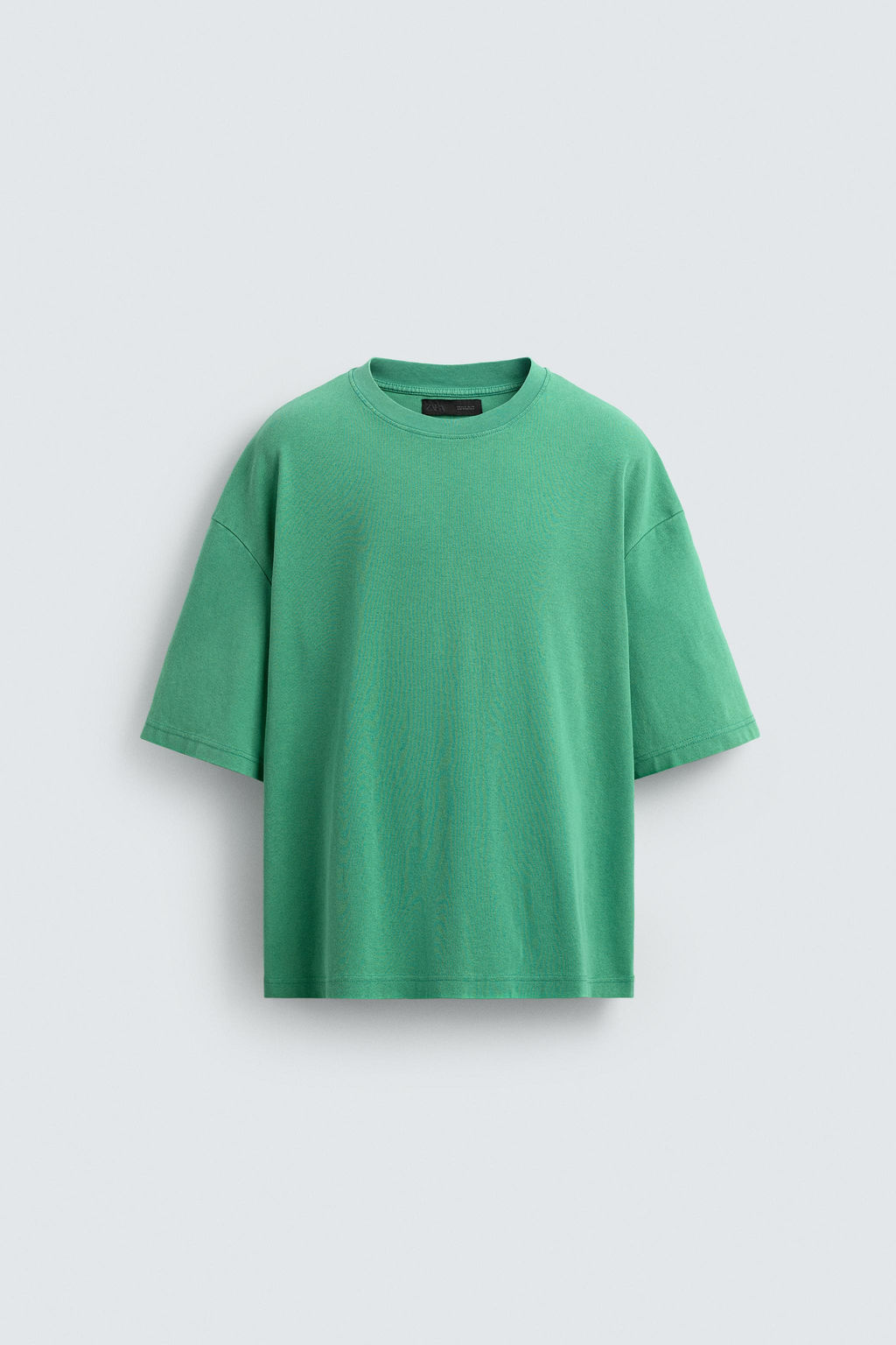SUDADERA BOXY FIT ESTRUCTURA / Verde - Zara фото 7