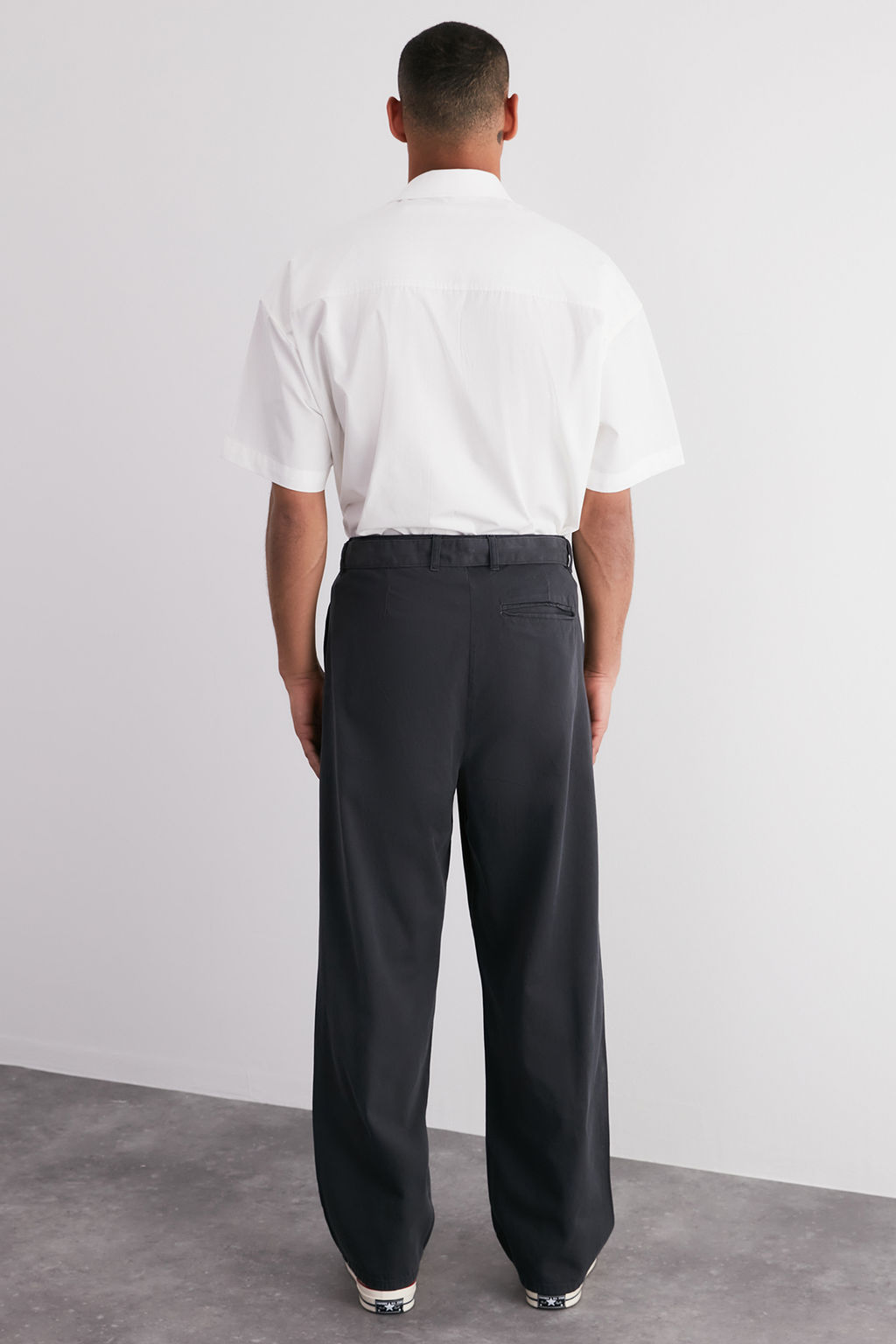 Antasit Ekstra Wide Leg Beli Kusak Kemer Detayl? Baggy Pantolon TMNSS24PL00009