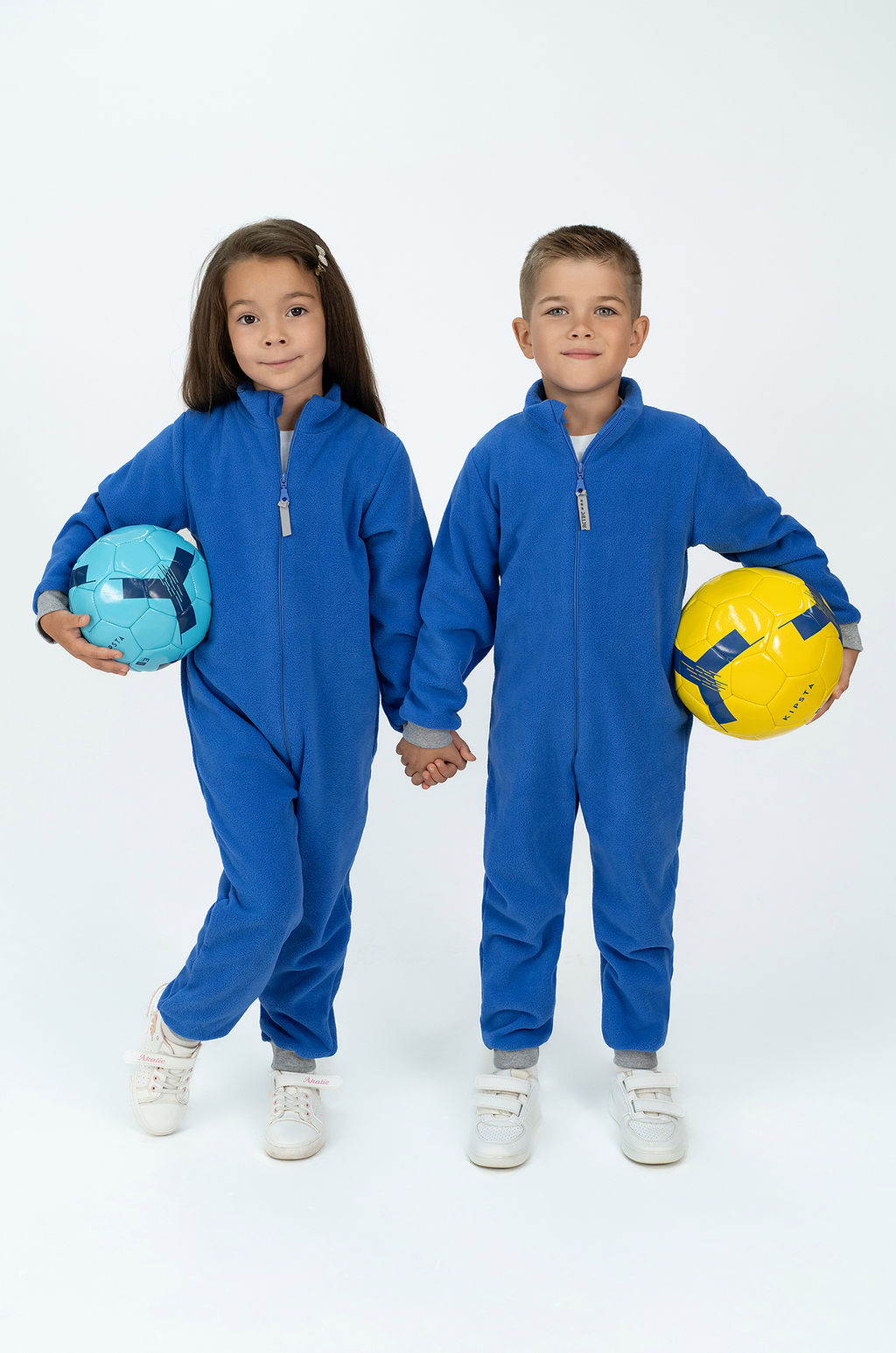 Комбинезон детский флисовый василек