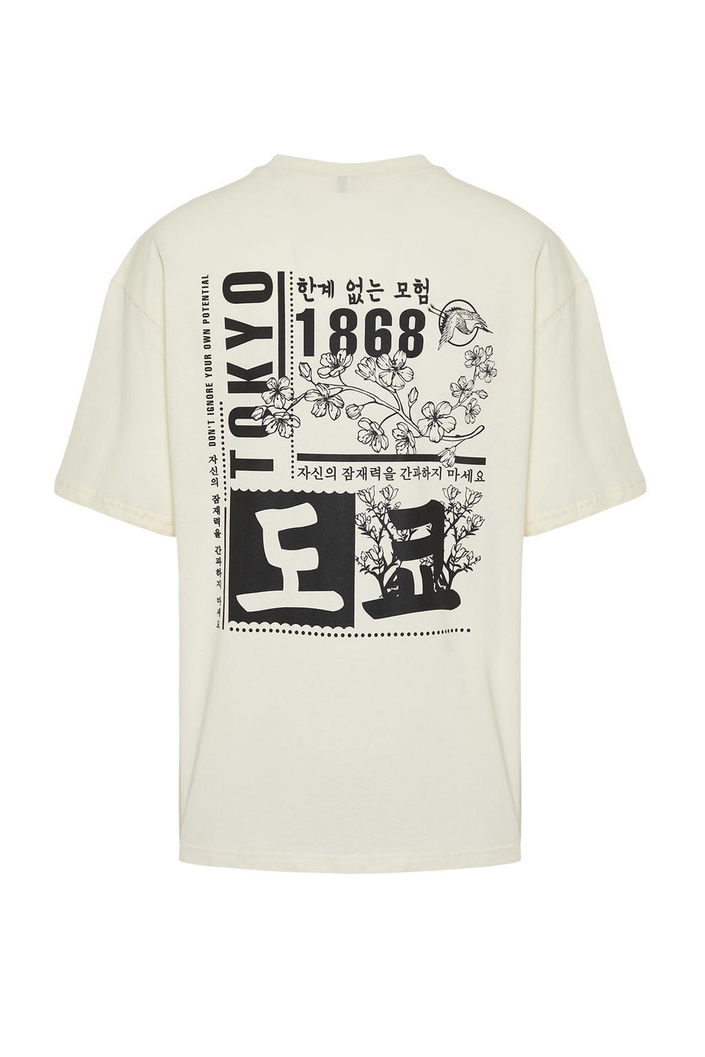 TRENDYOL MAN Lacivert Oversize/Genis Kesim Uzak Dogu Bask?l? K?sa Kol %100 Pamuklu T-Shirt TMNSS23TS00170 - Trendyolmilla фото 36