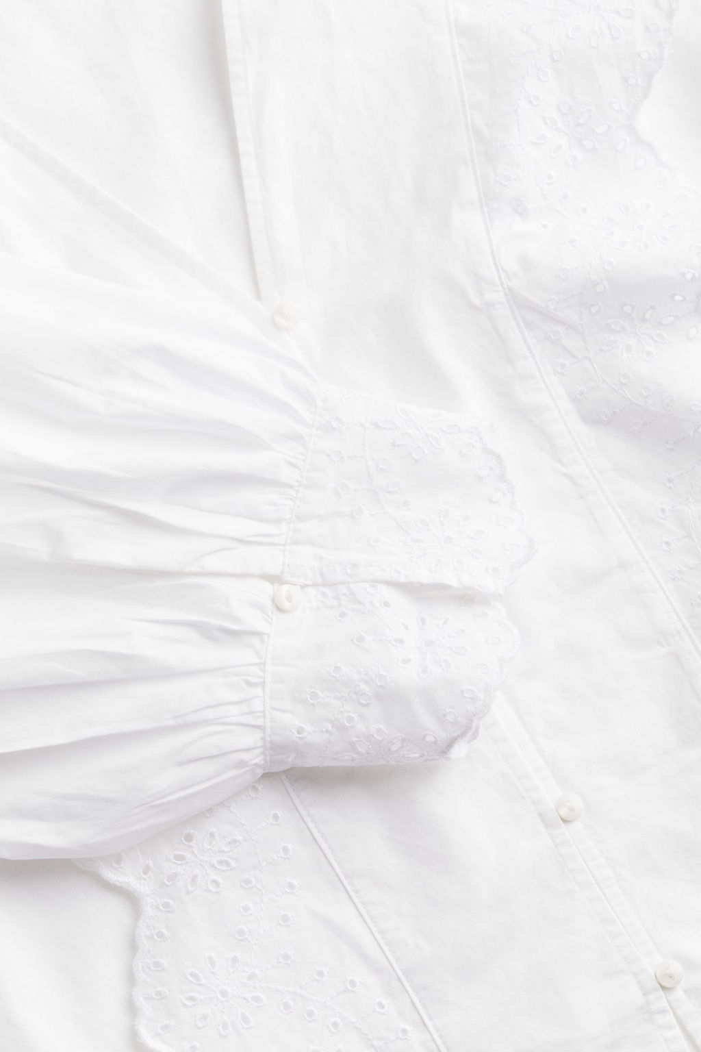 Blusa con bordado ingles - H&m фото 2