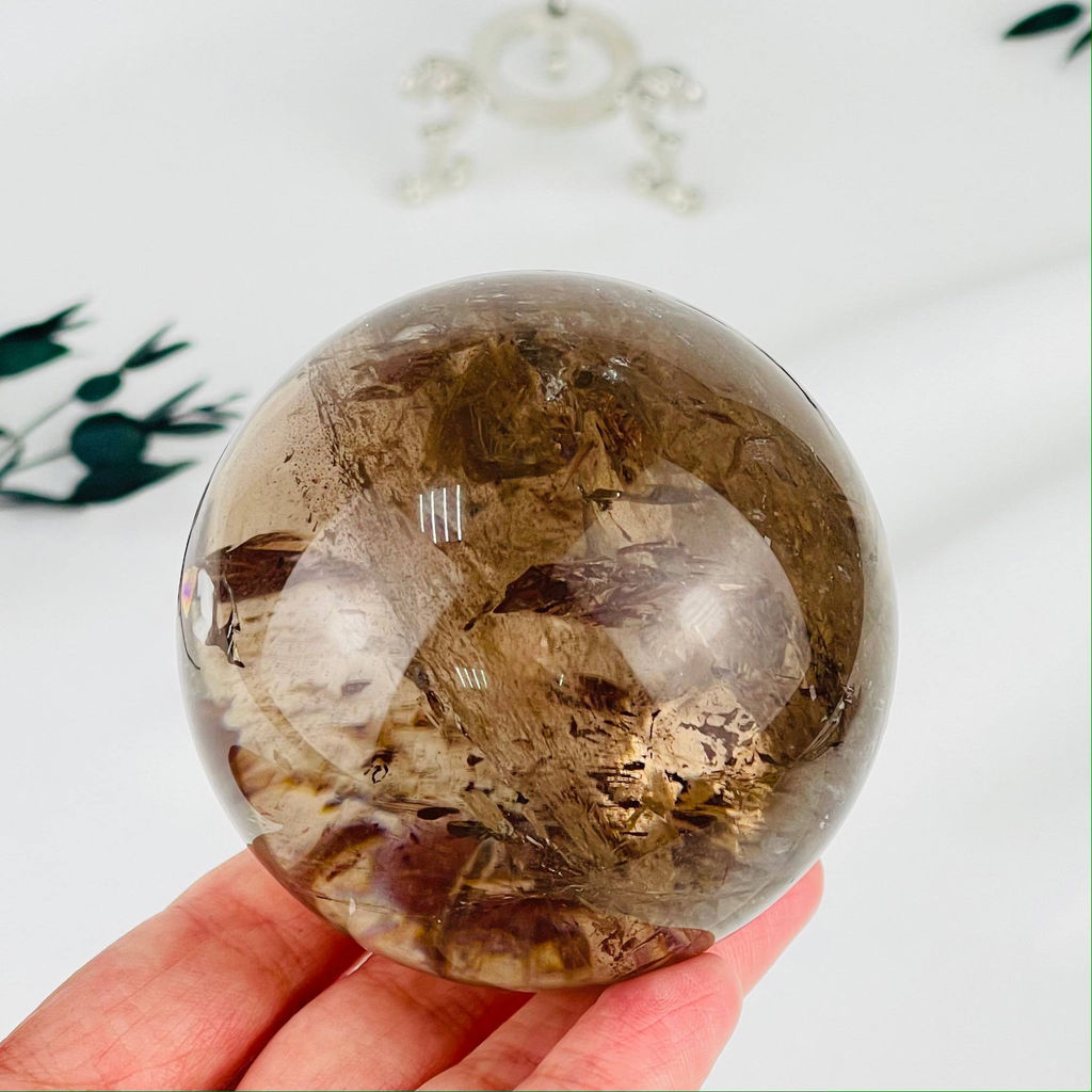 Шар из Раухтопаза - Радуга самоцветов фото 2