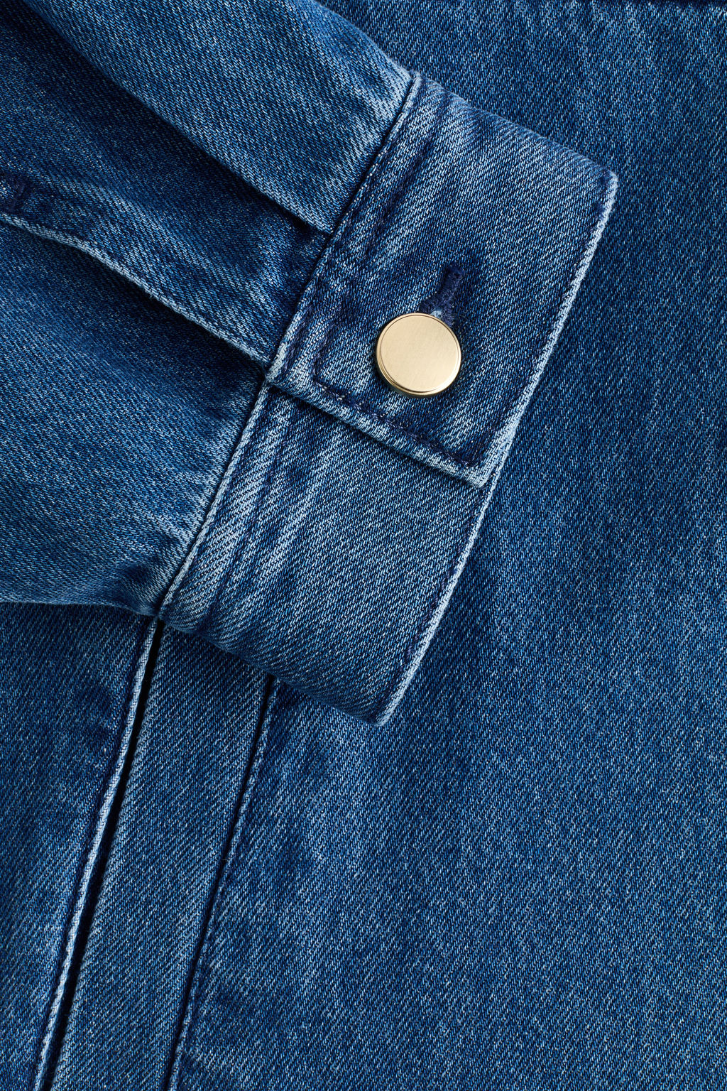 Chaqueta denim con cuello de pana - H&m фото 7
