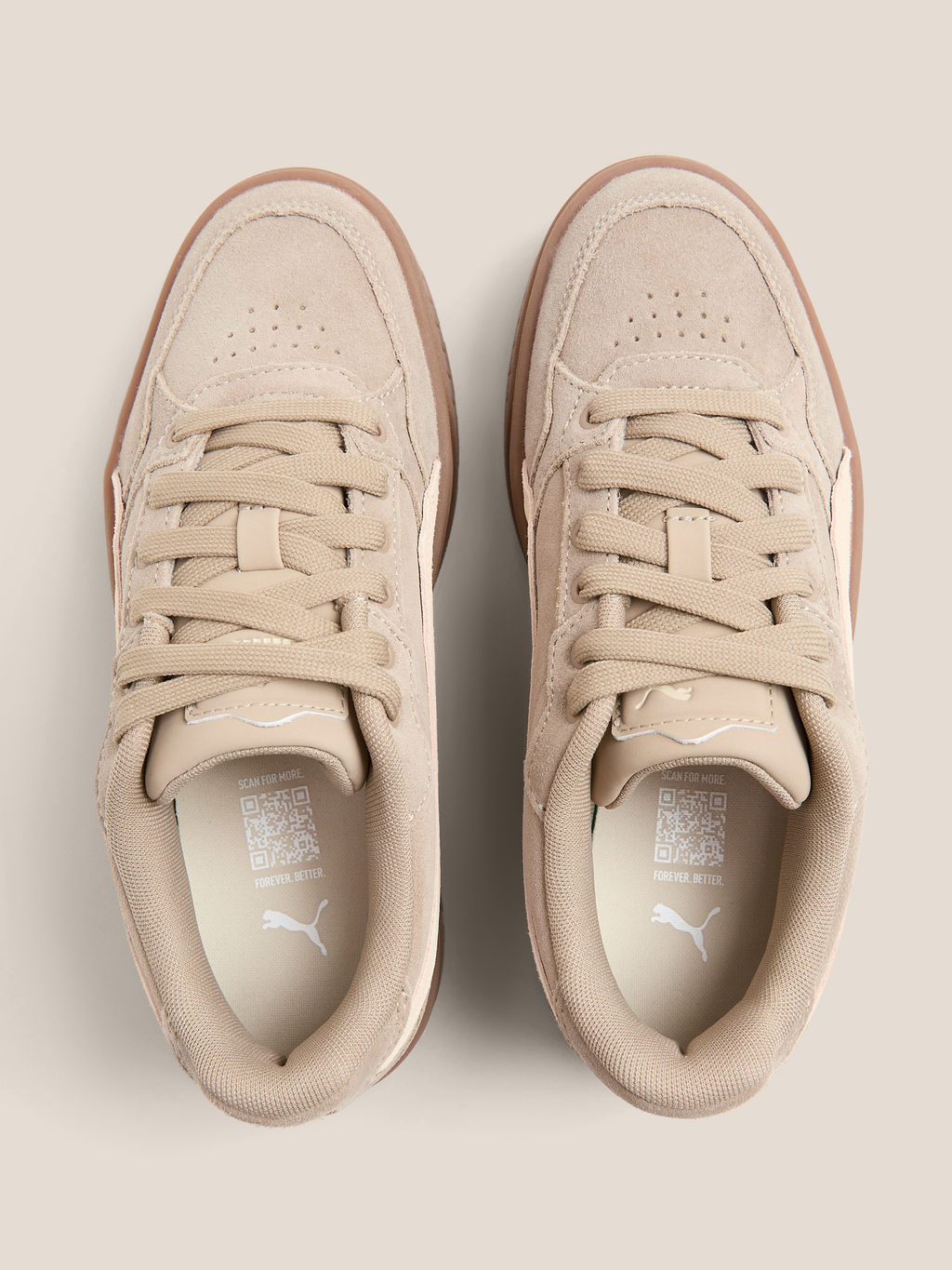 Женские кеды PUMA Karmen II Idol SD Артикул 4587870, пыльно-коричневый