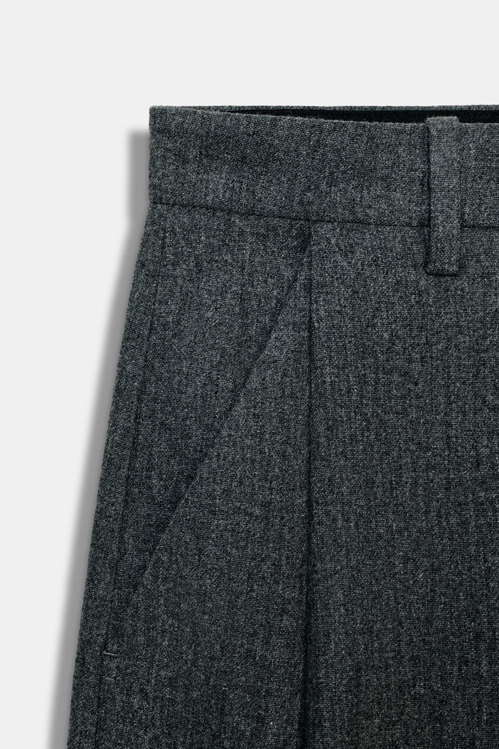 ZW COLLECTION WIDE-LEG DARTED TROUSERS - Zara фото 9
