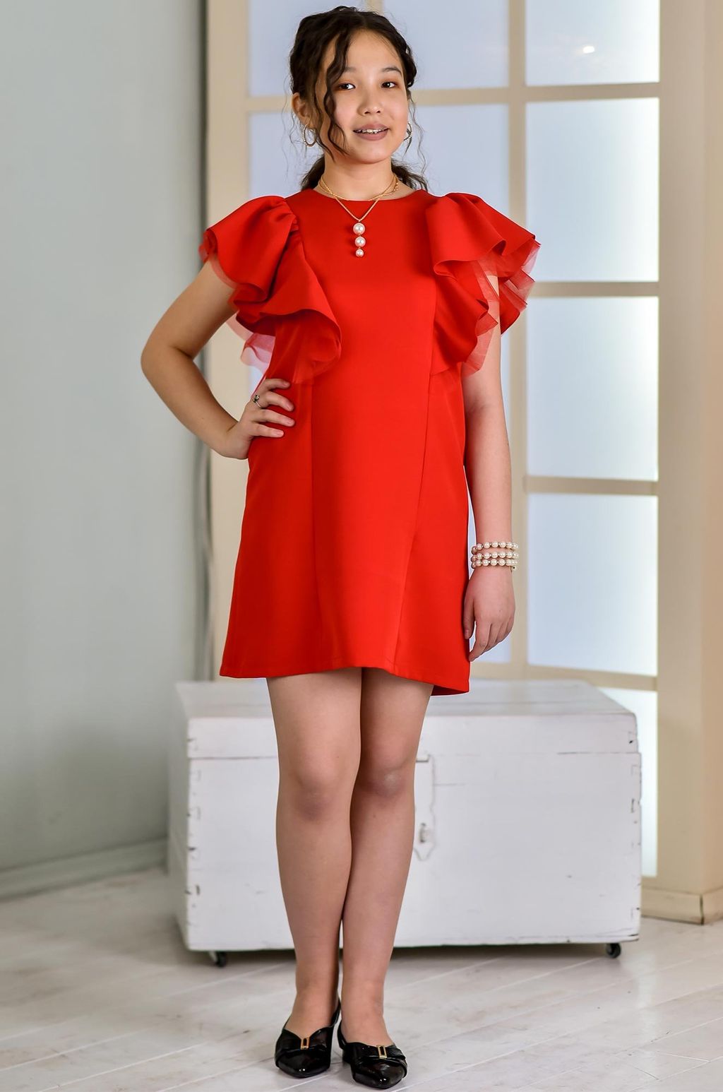 Нарядное платье для девочки Happy Fox  фото 2