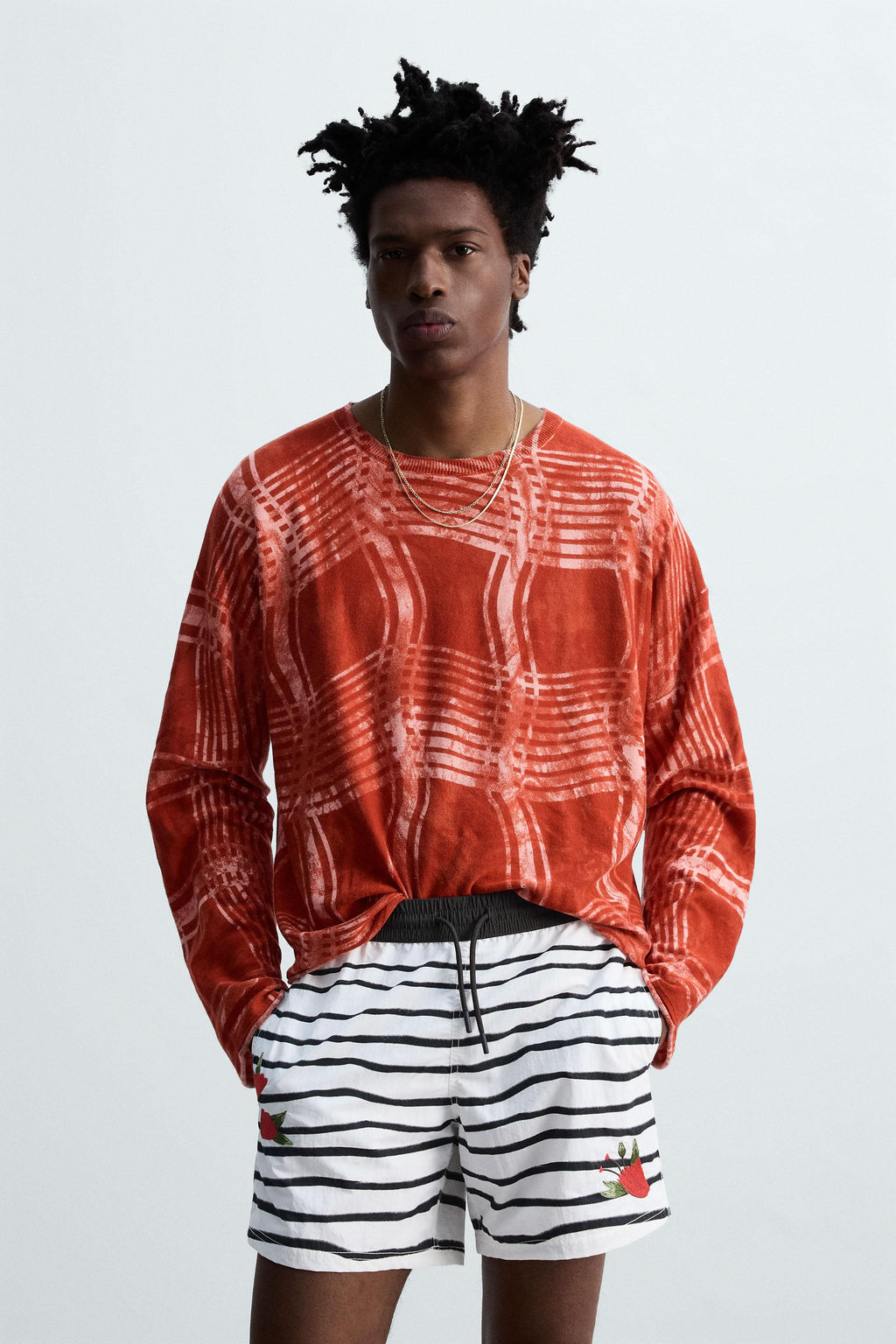 GRAPHIC PRINT SWEATER  OTIS KWAME KYE QUAICOE - Zara фото 9