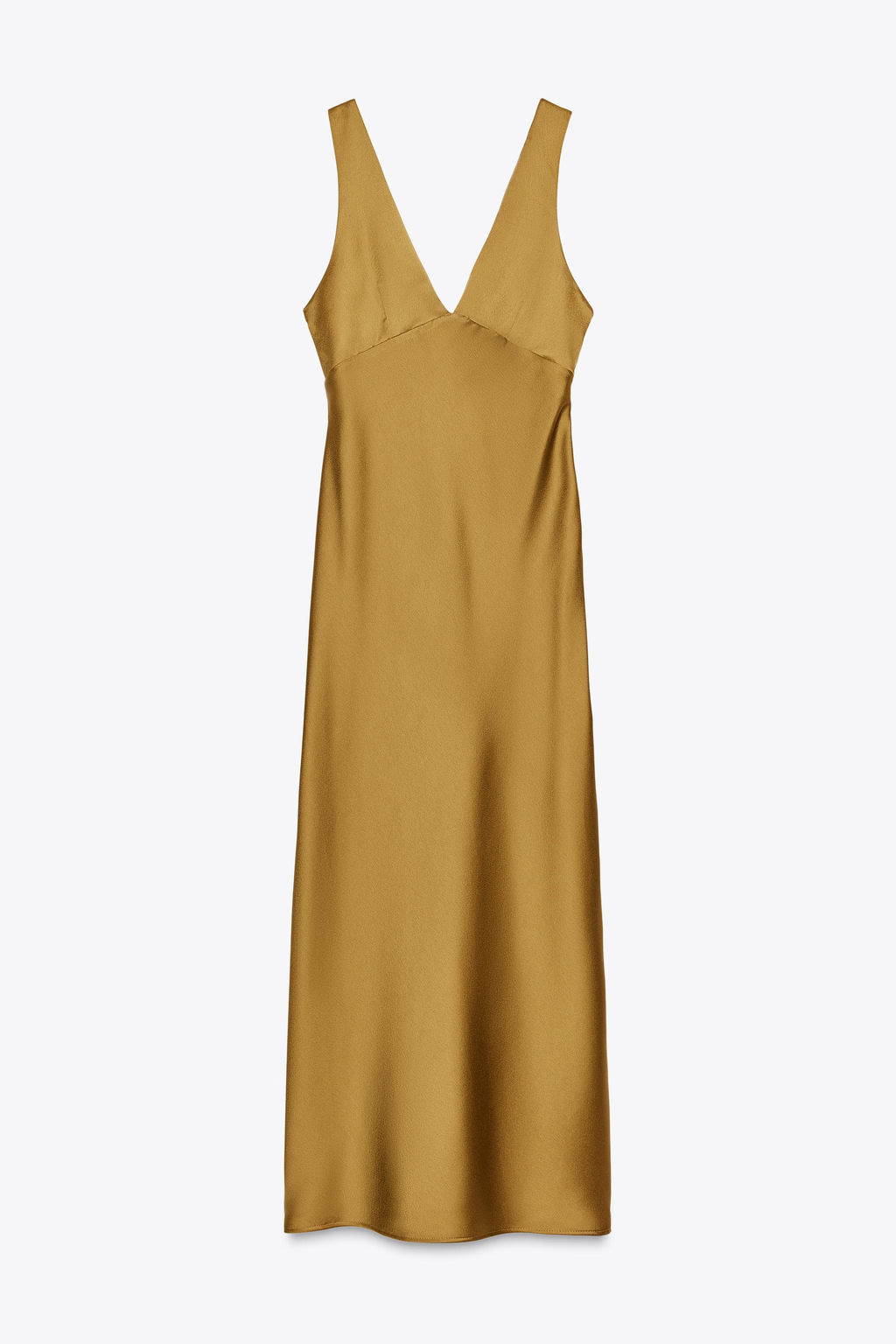 SATIN MIDI DRESS - Zara фото 14