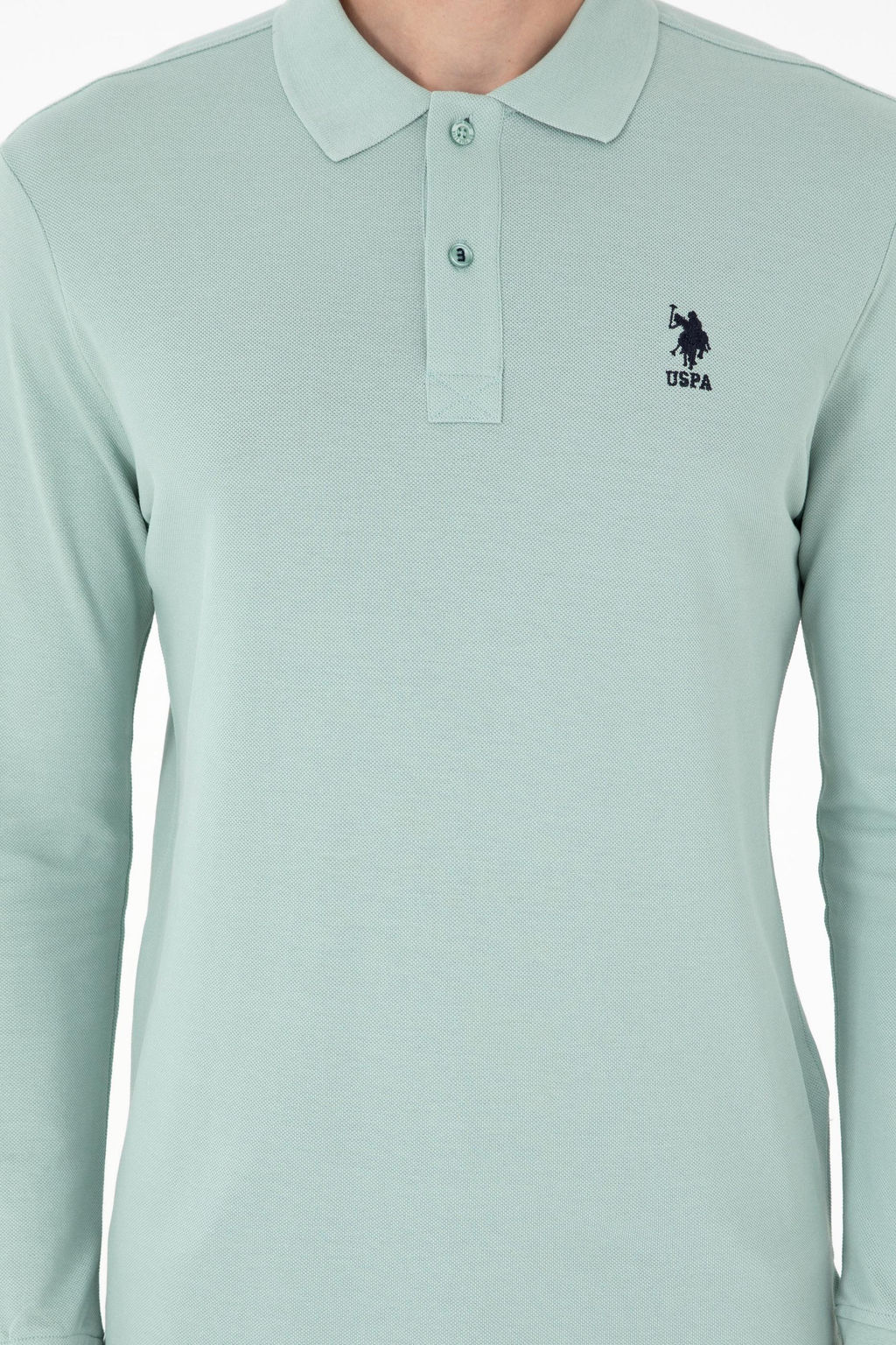 Мужская базовая толстовка зеленого цвета Неожиданная скидка в корзине - U.s. polo assn фото 6