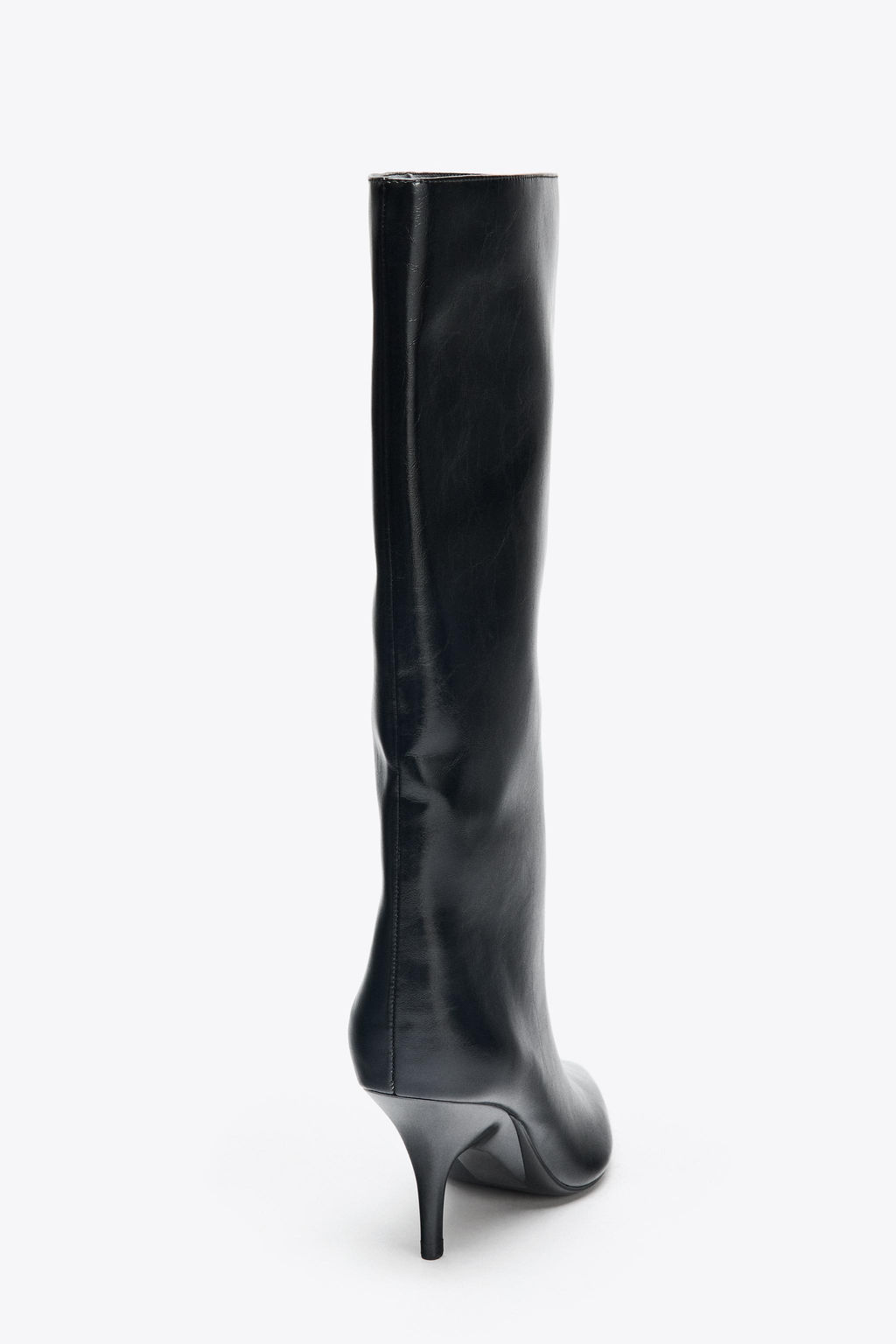 KITTEN HEEL KNEE-HIGH BOOTS - Zara фото 6