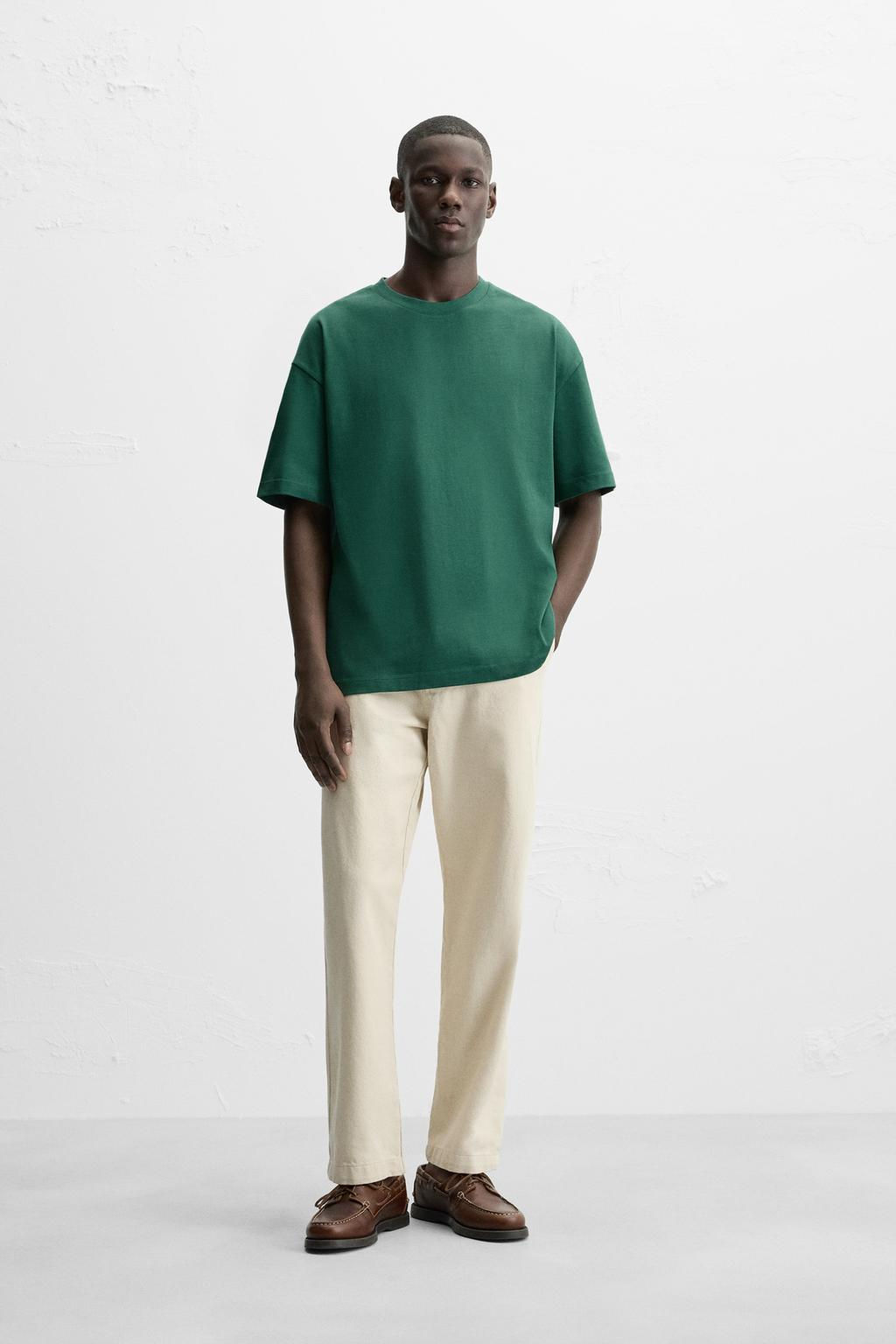 BASIC HEAVY WEIGHT T-SHIRT - Zara фото 57