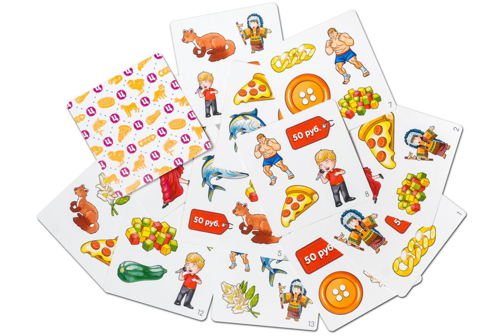 Набор карточек Лого-доббль. Звук Ц - Smiledecor фото 2