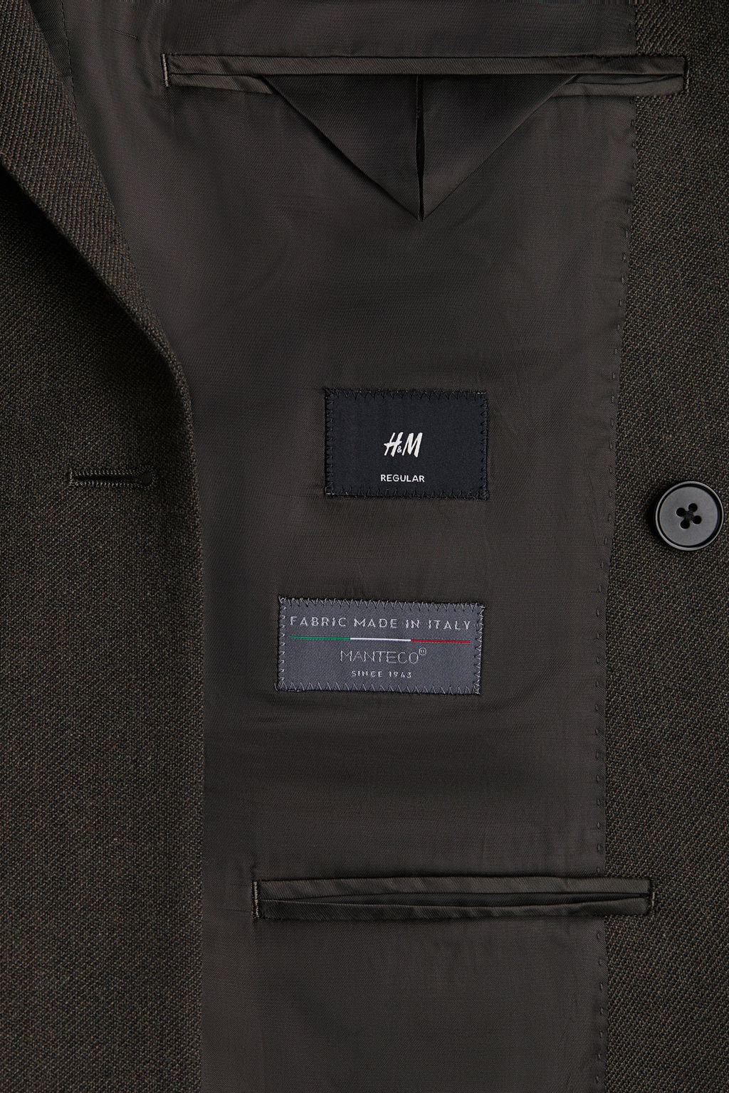 Regular Fit Wool-blend double-breasted jacket - H&m фото 5
