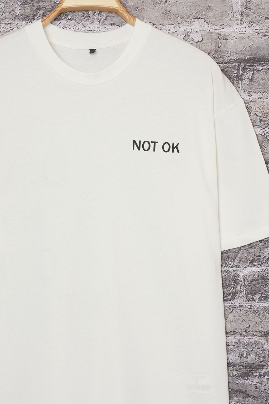 TRENDYOL MAN Beyaz Oversize/Genis Kesim Yaz? Bask?l? %100 Pamuk T-Shirt TMNSS25TS00205 - Trendyolmilla фото 7