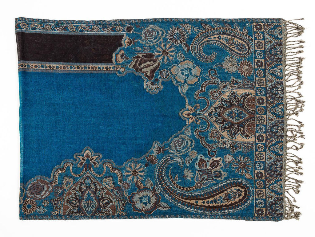 Палантин (шерсть100%)в ассортименте № Тк700/53 - Ганг фото 2