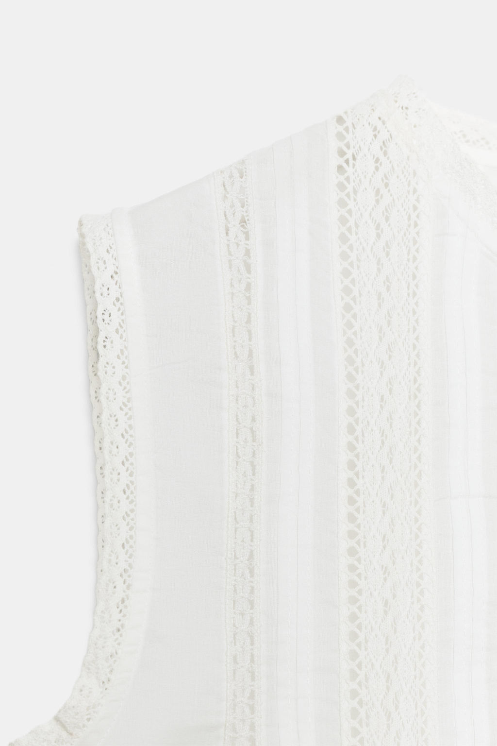 BLUSA ROM?NTICA BORDADA ZW COLLECTION / Blanco - Zara фото 7