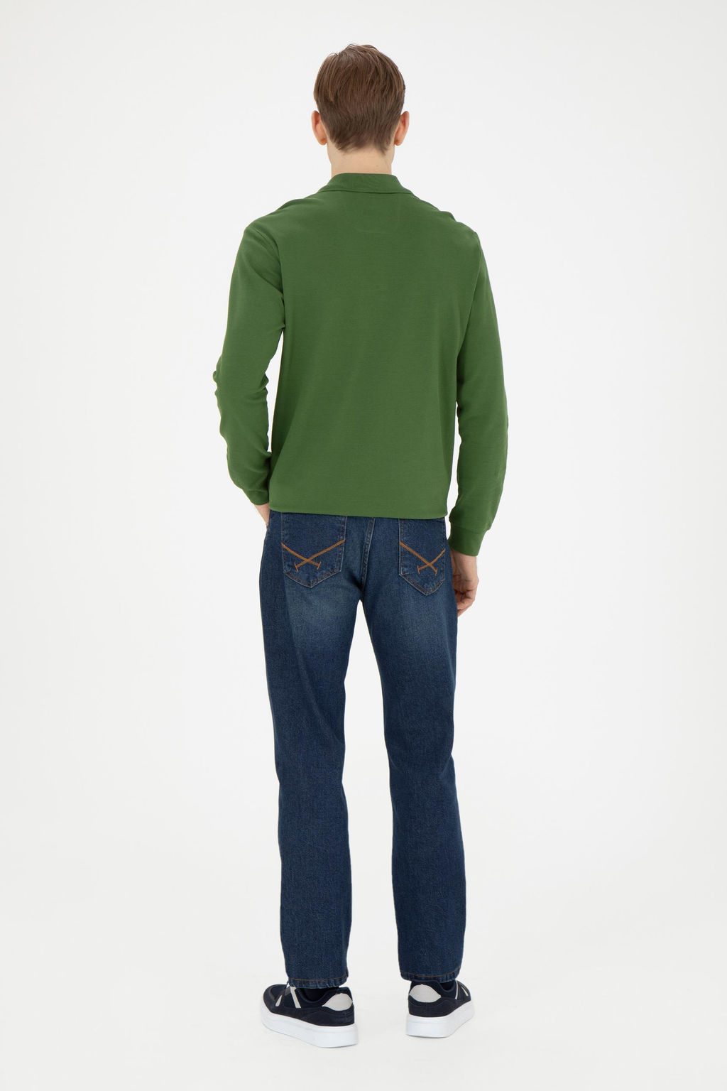 Мужские темно-синие джинсовые брюки - U.s. polo assn фото 11