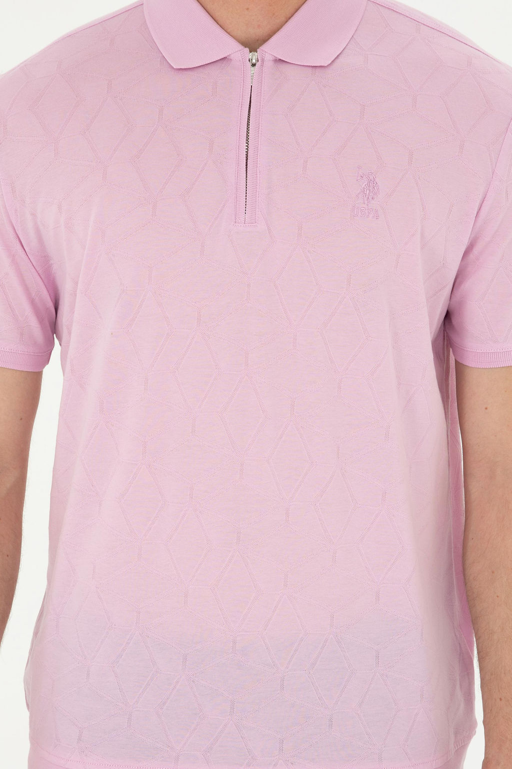 U. S. Polo Assn / Мужская розовая футболка - U.s. polo assn фото 18