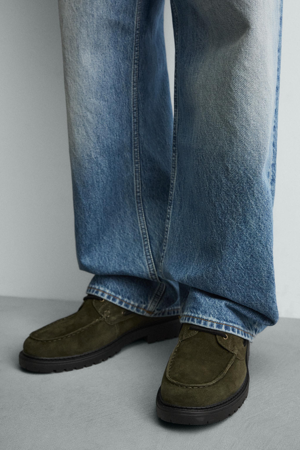 LEATHER DECK SHOES - Zara фото 3