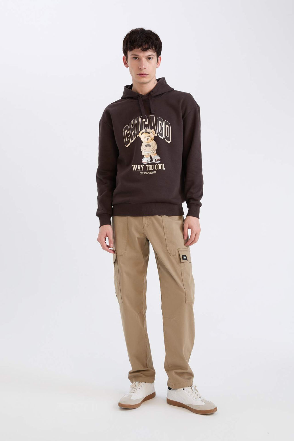 Kargo Cepli Duz Paca Pantolon - Defacto фото 2