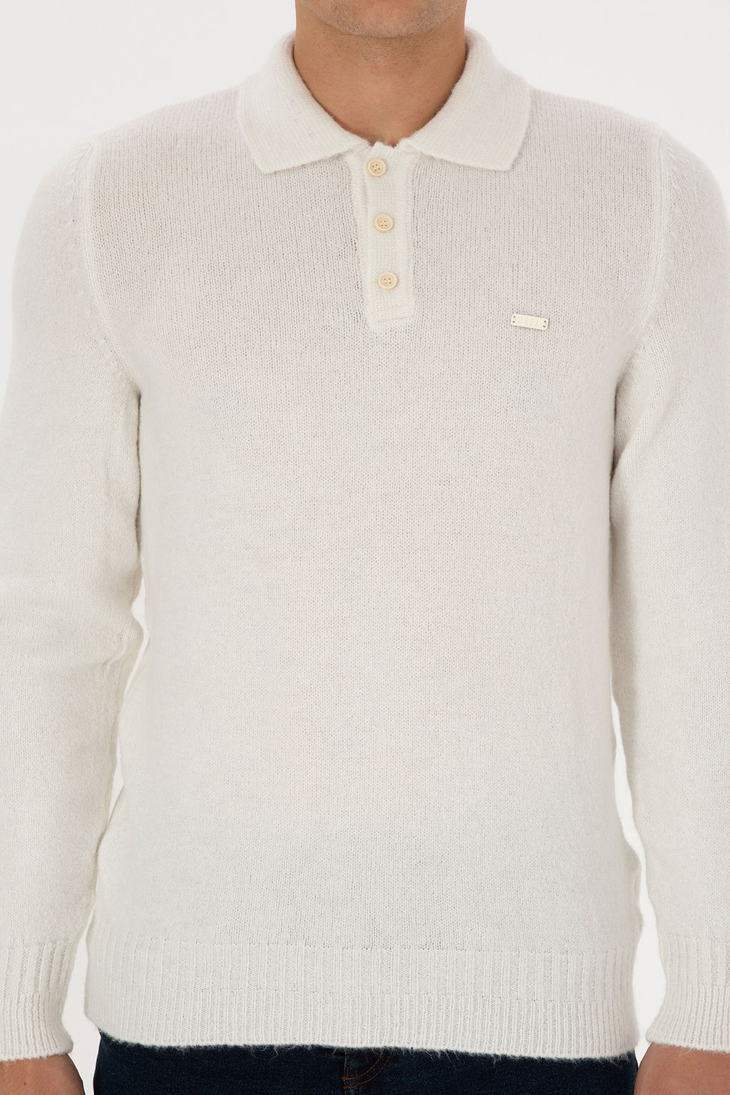 Erkek Krem Kazak - U.s. polo assn фото 13