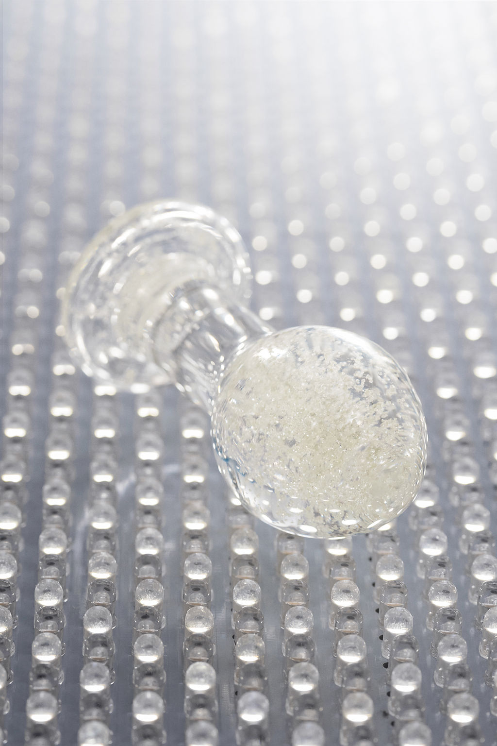 Анальная втулка Sexus Glass светящаяся в темноте, стекло, прозрачная, 6,5 см  фото 10