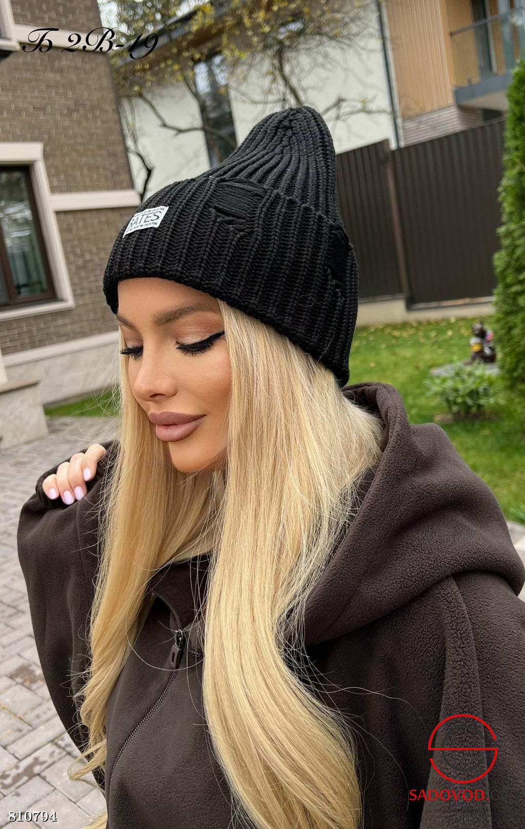 Шапка женская трикотажная - Bruno фото 3