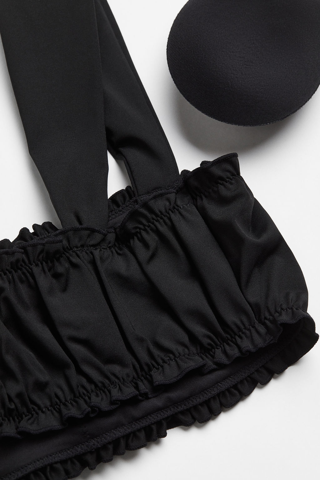 Top de bikini bandeau con relleno - H&m фото 3